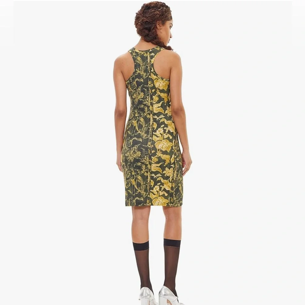 GARY GRAHAM422 NEW WITH TAGS nwt Jersey Tank Dress Art To Wear Stretchy Small